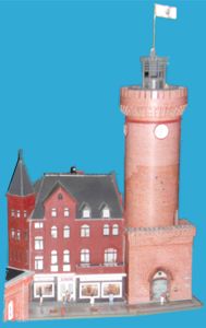 Der Spremberger Turm in Cottbus gebaut von Modellbaufreunden der Gastgeber