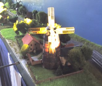 Die Windmühle von Dörrwalde, erstmals gezeigt