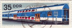 DDR-Briefmarke Vereinigter Schienenfahrzeugbau 1973